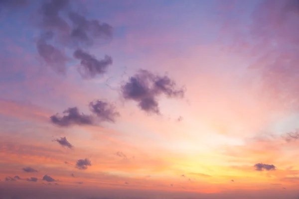 Gentle Colors of Sunrise Sky — Stock Photo, Image