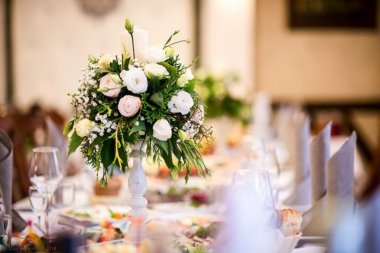 Güzel yemek sofra closeup 