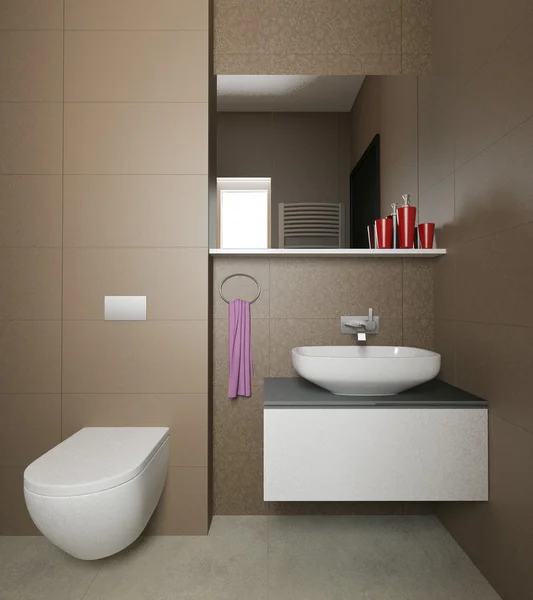 Дизайн ванной комнаты — стоковое фото