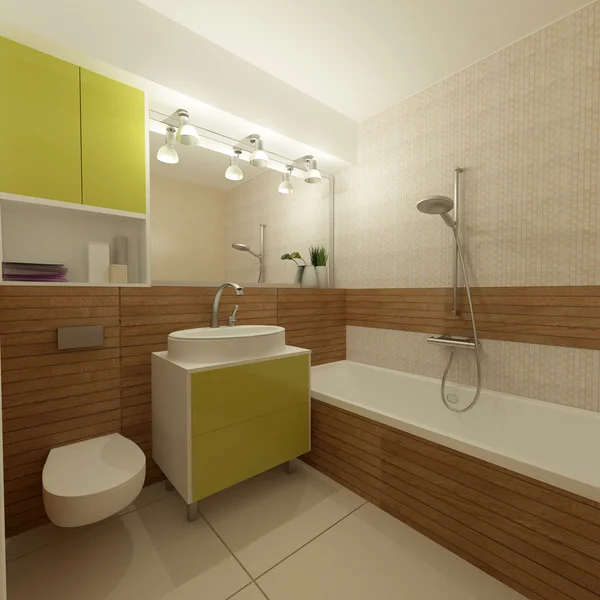 Interior moderno cuarto de baño —  Fotos de Stock