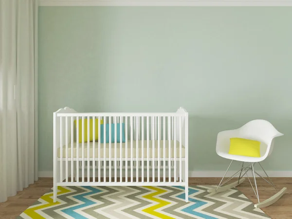 Boy nursery interior — Stock Photo, Image