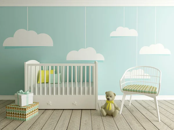 Asilo nido interno, baby room Foto Stock