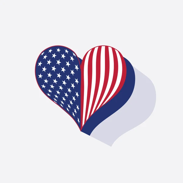 USA drapeau arrière-plan — Image vectorielle