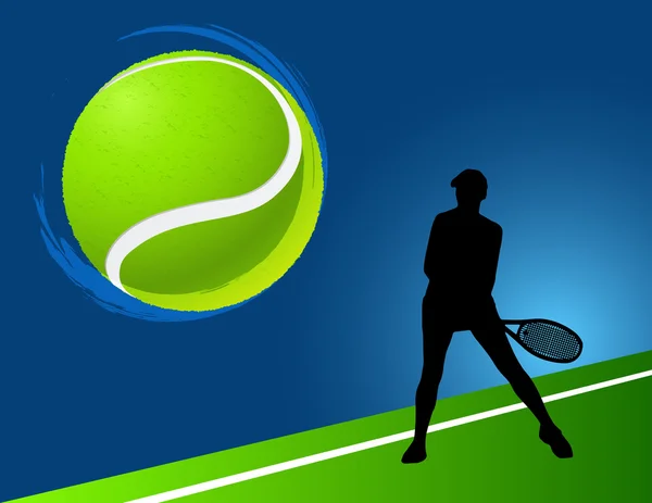 Sport background  tennis. vector — Stock Vector