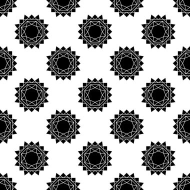 soyut güneş ile Seamless modeli. vektör. düz