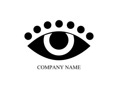 soyut göz izole et. vektör