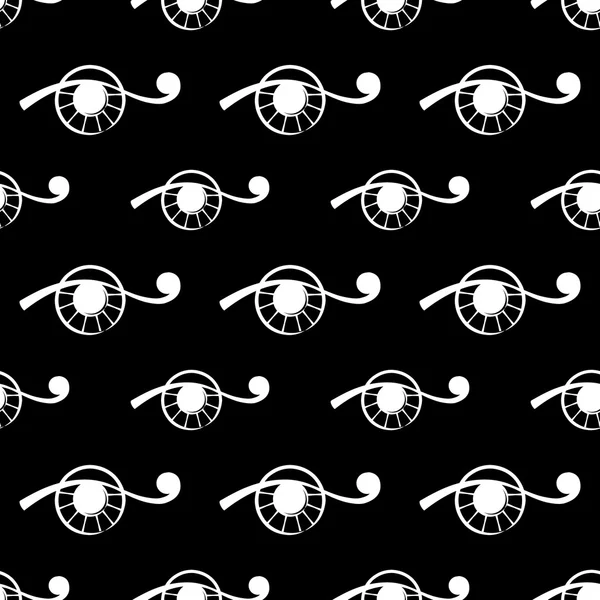 Seamless pattern with  abstract eye. vector — Stock Vector
