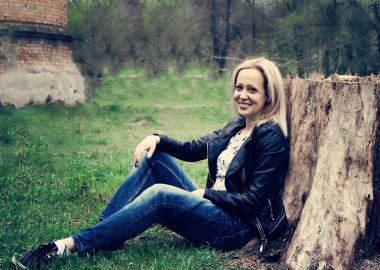 güzel kız ya da kadın. Fotoğraf.