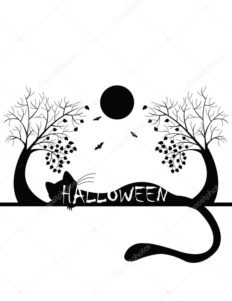 halloween silhouette