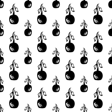 Kirazlı kusursuz desen