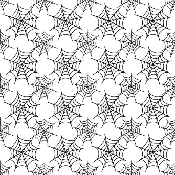 Varrat nélküli mintát spiderweb — Stock Vector