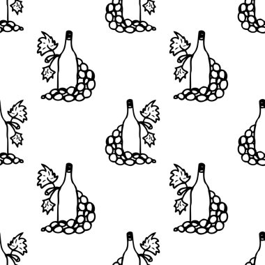 şarap seamless modeli