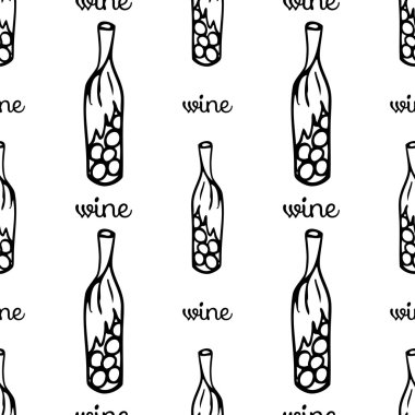 şarap seamless modeli