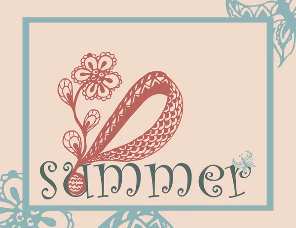 Summer background — Stock Vector