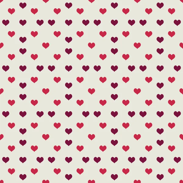 Motif sans couture avec coeur — Image vectorielle