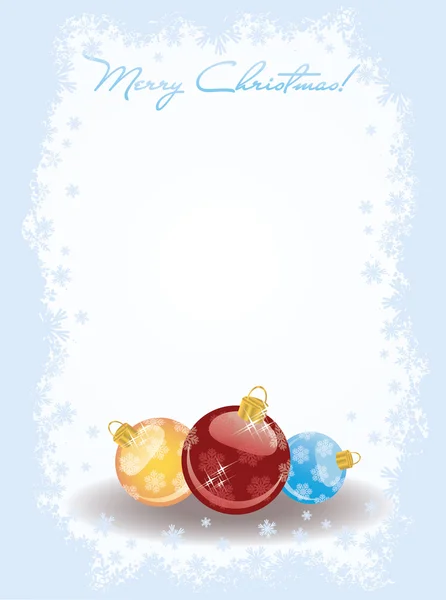 キャンディ、ベクトル図でメリー クリスマス招待状カード — ストックベクタ