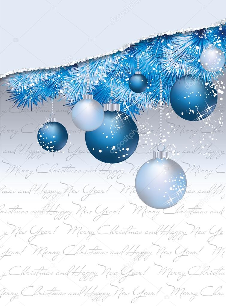 Happy New year & Merry Christmas wallpaper  vector