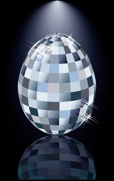 Diamonds Easter egg, vector illustration — Stock Vector