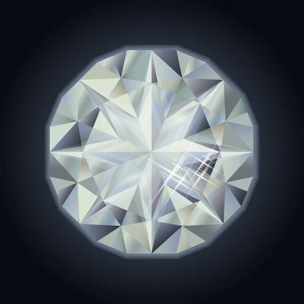 Royalty dyrbar diamant, vektor illustration — Stock vektor