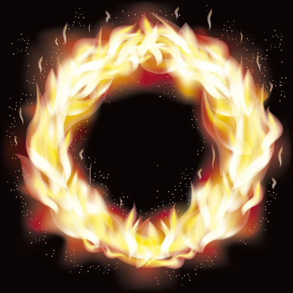 Вогняний глянсовий абстрактний фон, Векторні ілюстрації — стоковий вектор