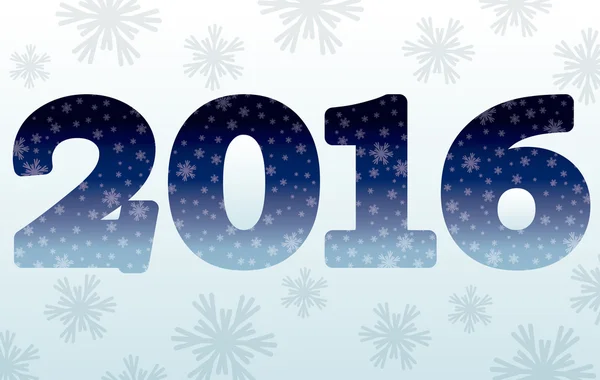 Feliz año nuevo 2016 banner, vector de ilustración — Archivo Imágenes Vectoriales