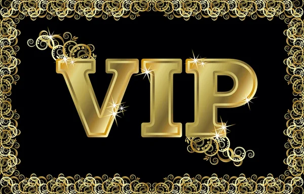 Carte d'or VIP, illustration vectorielle — Image vectorielle