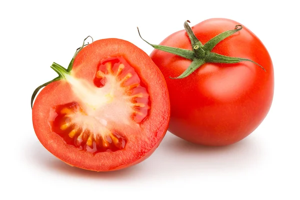 Tomates rouges, isolées — Photo
