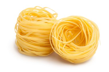 makarna tagliatelle, izole 