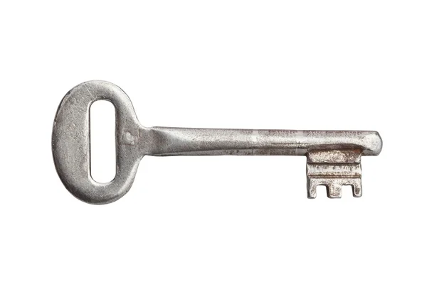 Key, isolated on white — Stock Photo, Image