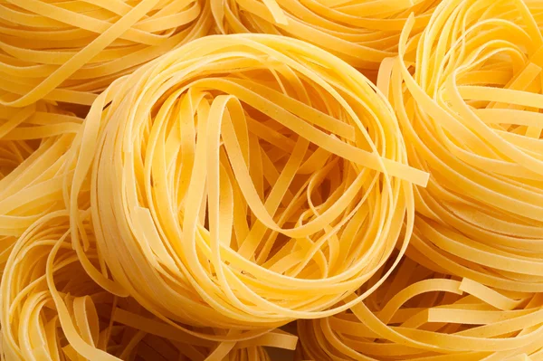 Pasta tagliatelle, close up — стоковое фото