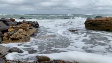 Odessa Ukrayna: Rocky Sahilinde fırtına