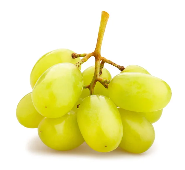 White Grape Path Isolated White — Stock Photo, Image