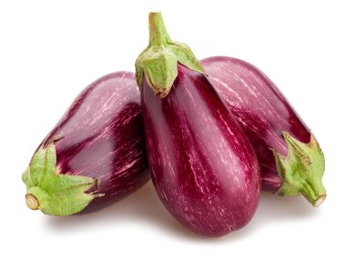 mermer patlıcan yolu beyazda izole edildi