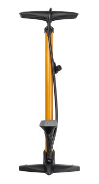 bisiklet zemin pompa yolu beyaz üzerinde izole