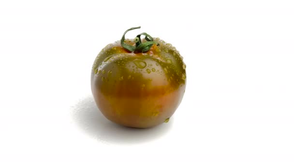 从白色背景分离出来的番茄酱 — 图库视频影像