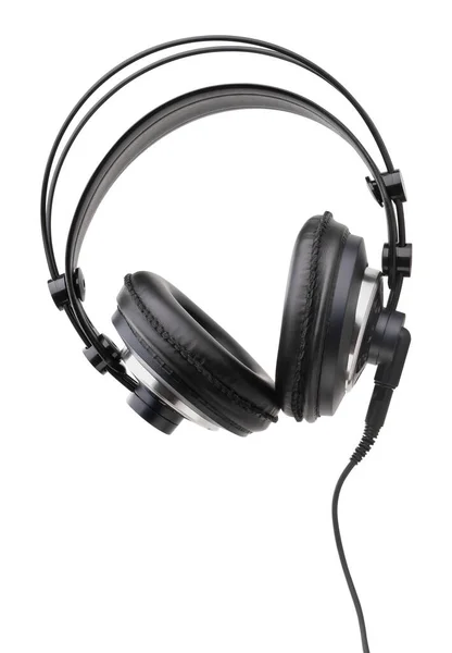 Monitor Headphones Path Isolated White — Stock Photo, Image