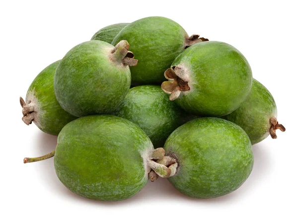 Feijoa Weg Isoliert Auf Weiß — Stockfoto