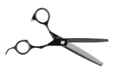 barber scissors tapering clipart