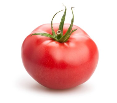Tek domates izole