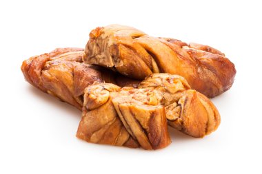 Kurutulmuş kavun izole