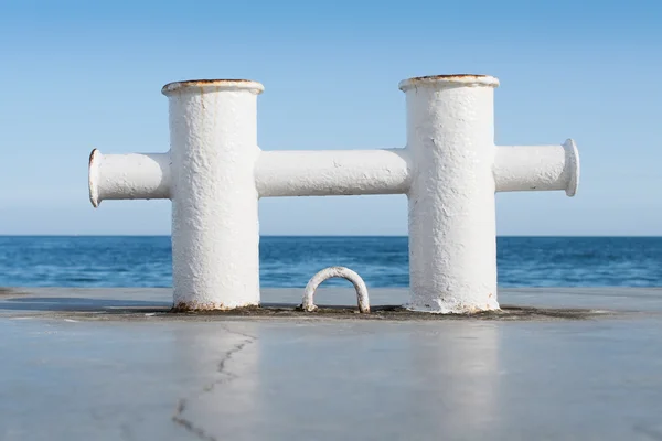 Witte Bolder pier — Stockfoto