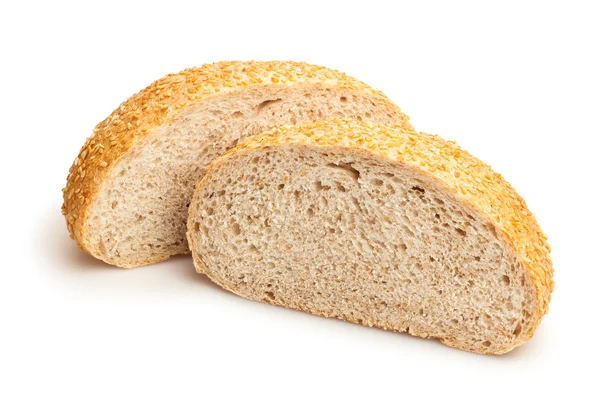 Tagliare fette di pane — Foto Stock
