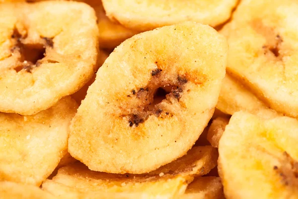 Сушеные бананы крупным планом — стоковое фото