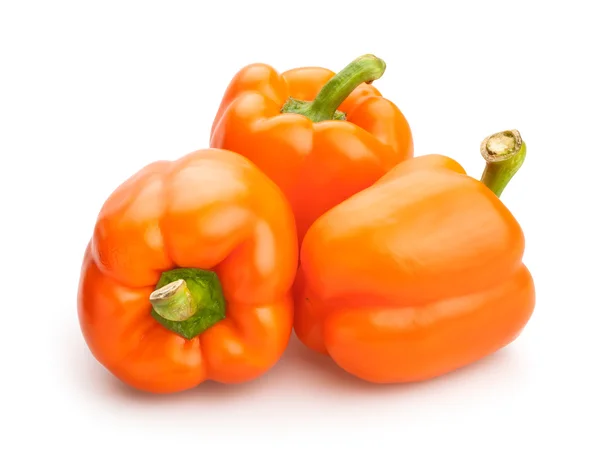 Orange Bell peppers — Stock Photo, Image