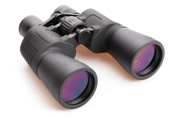 Binoculars magenta isolated — Stock Photo, Image