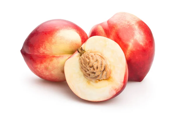 Fresh nectarines in closeup — Stock Photo, Image