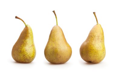 Pears isolated on white clipart