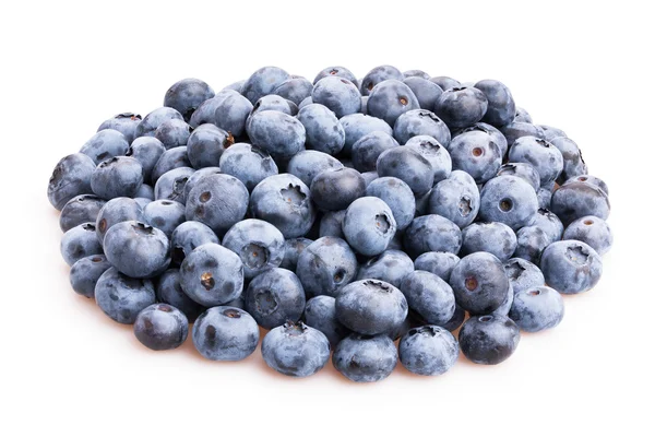 Blaubeeren isoliert auf weiß — Stockfoto