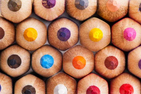 Modèle de crayons de couleur — Photo