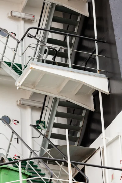 Ship deck stair — Stock Photo, Image